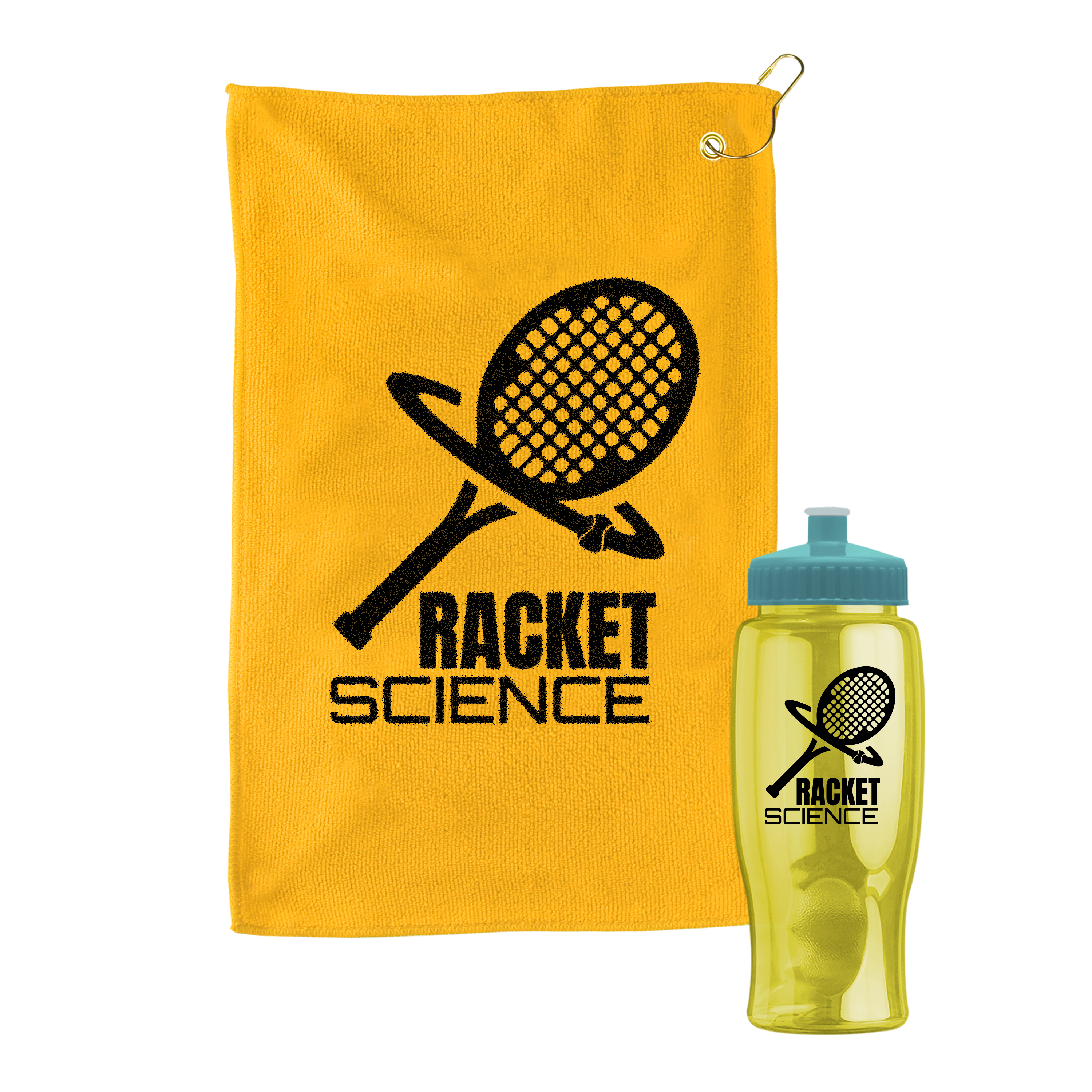 Microfiber Golf Towel in a Bottle